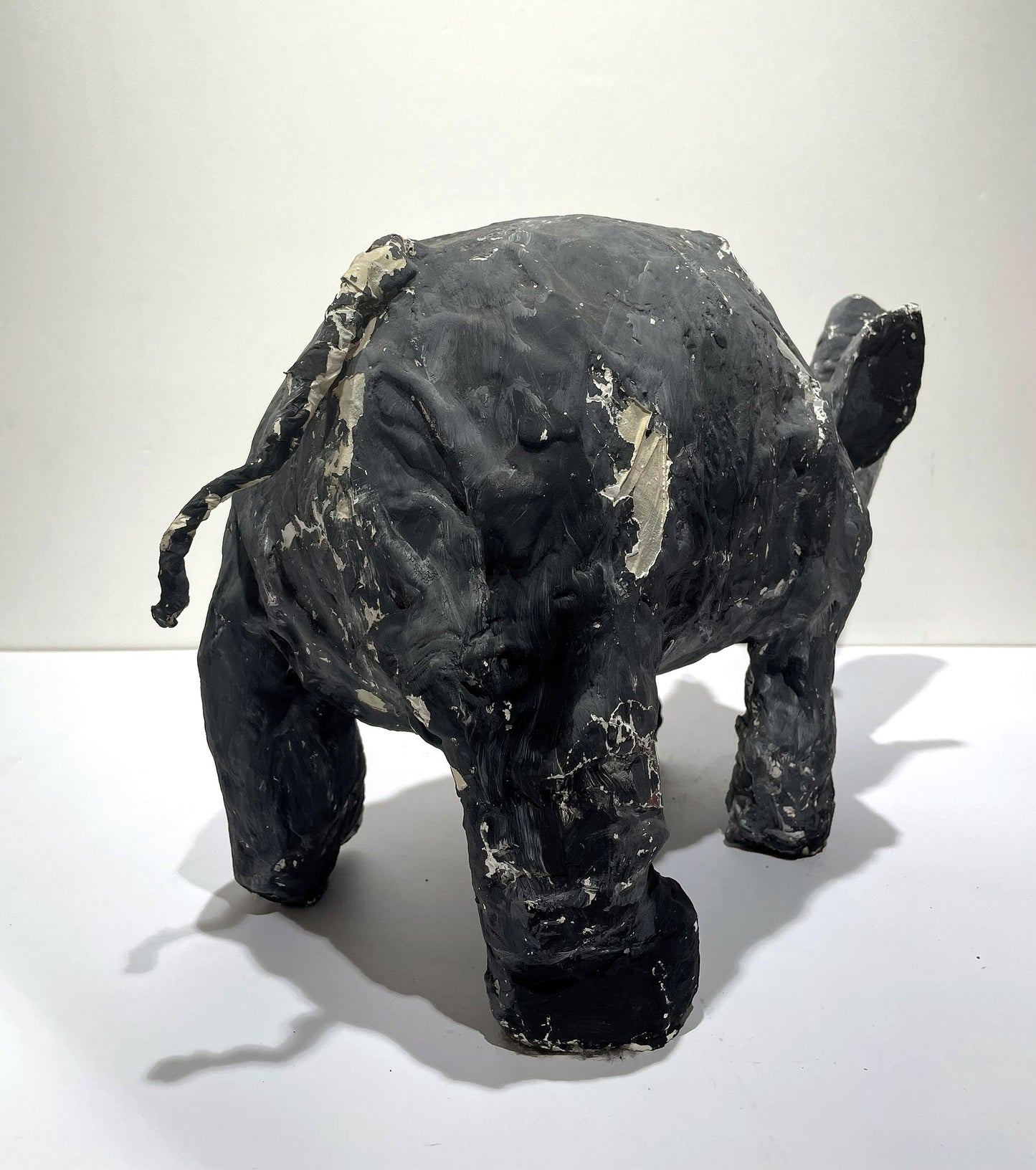 JABER El Mahjoub - L'éléphant - Sculpture Art Brut