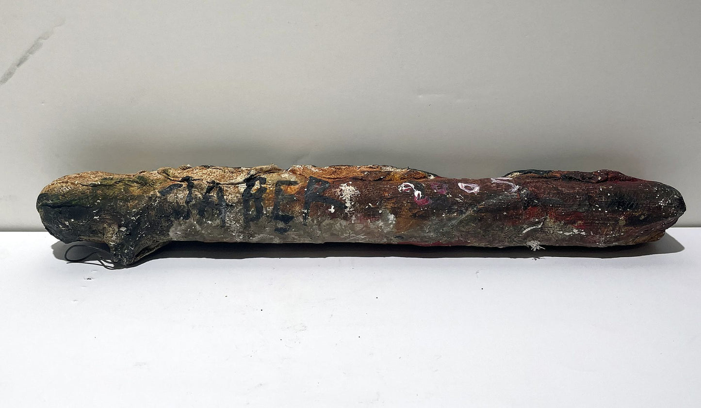 JABER El Mahjoub - La baguette - Sculpture Art Brut