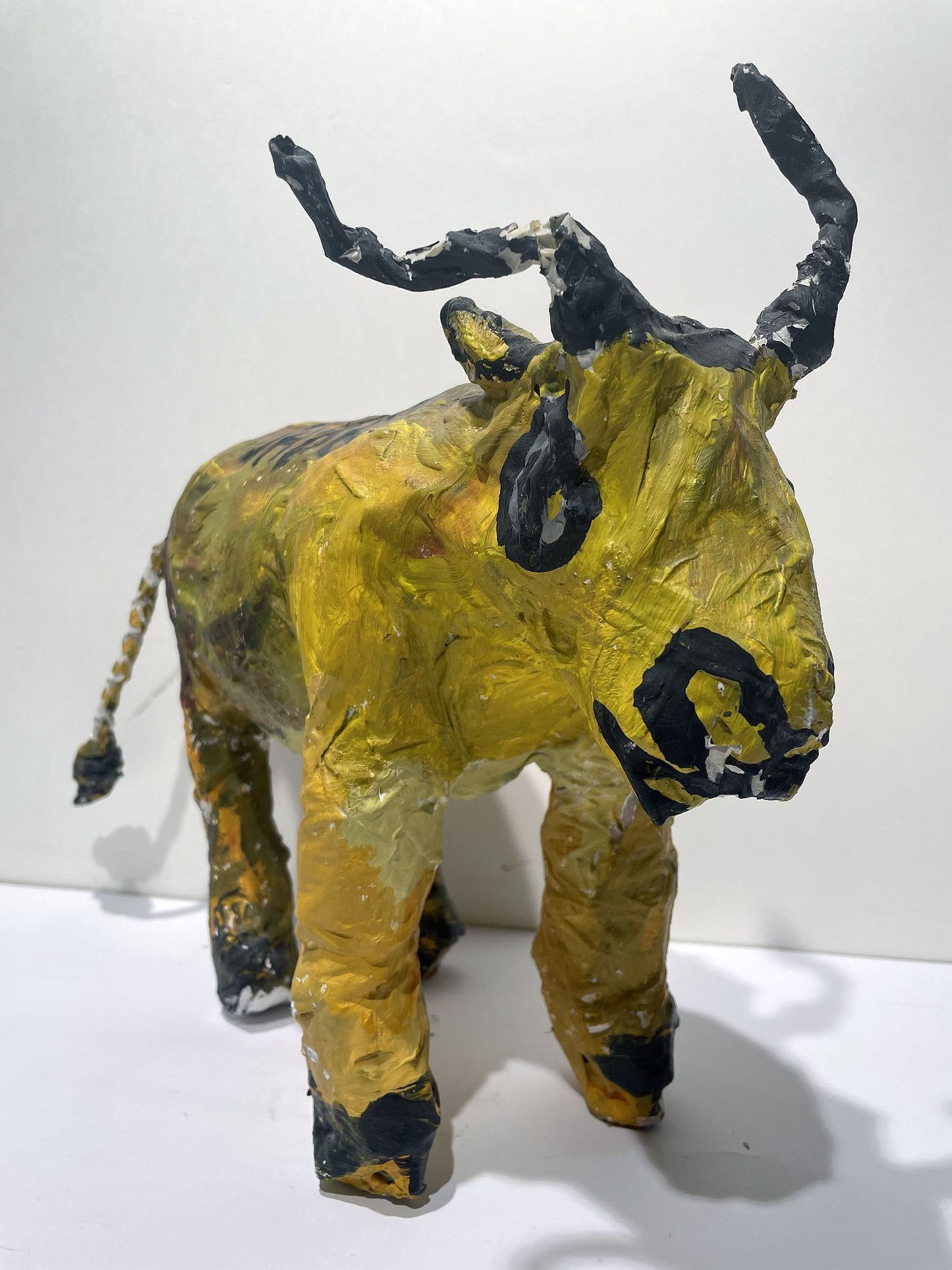 JABER El Mahjoub - Le taureau - Sculpture Art Brut