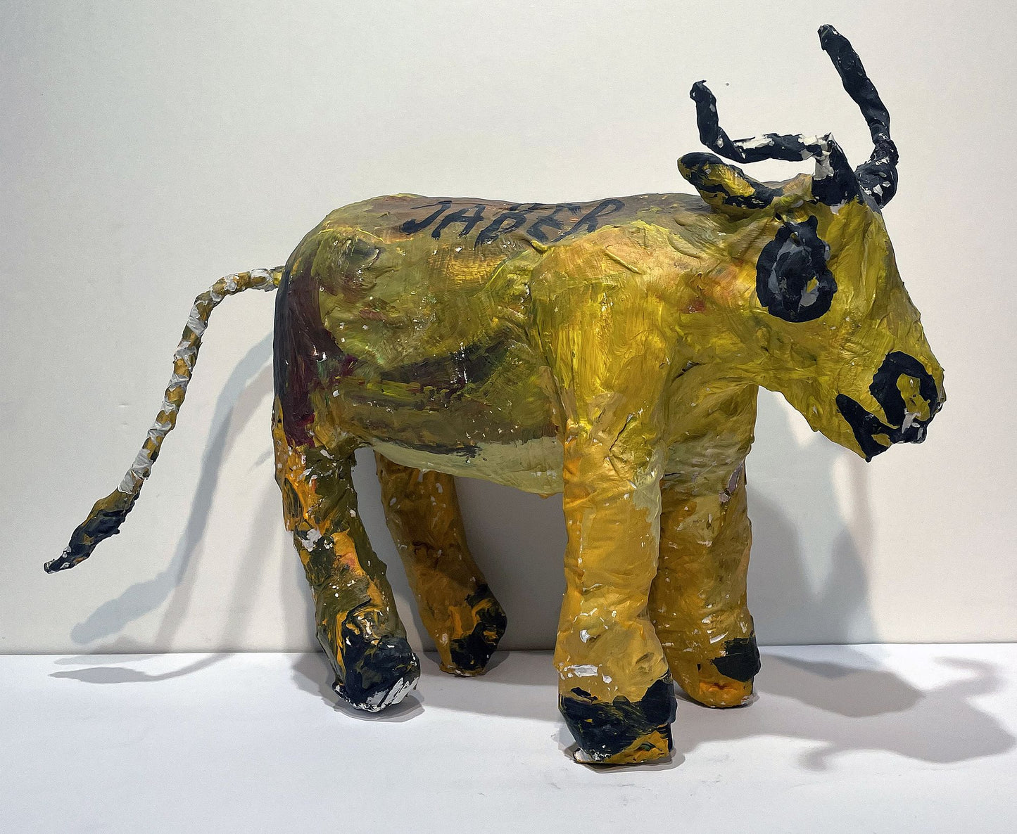 JABER El Mahjoub - Le taureau - Sculpture Art Brut