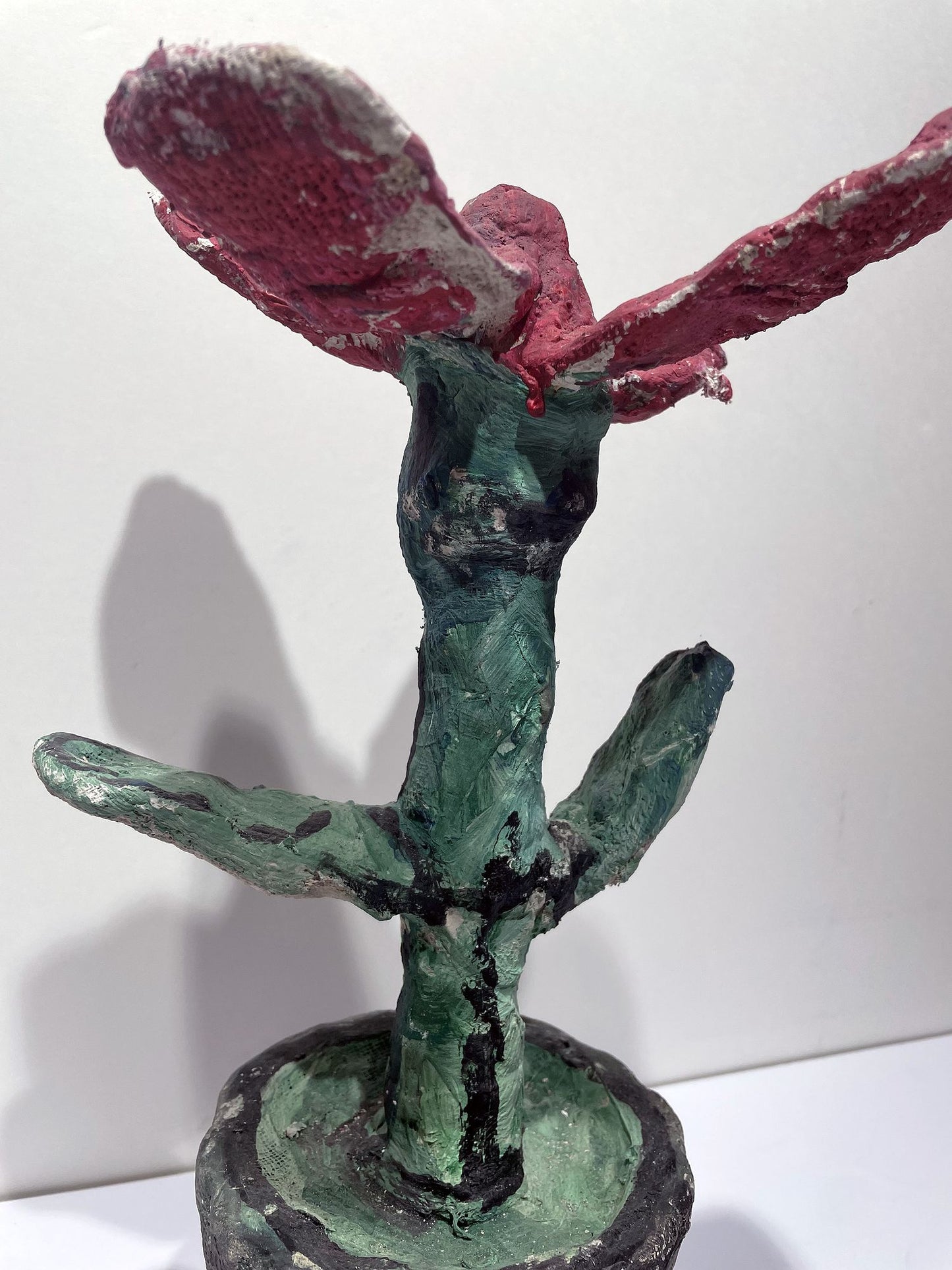 JABER El Mahjoub - Le pot de fleur - Sculpture Art Brut