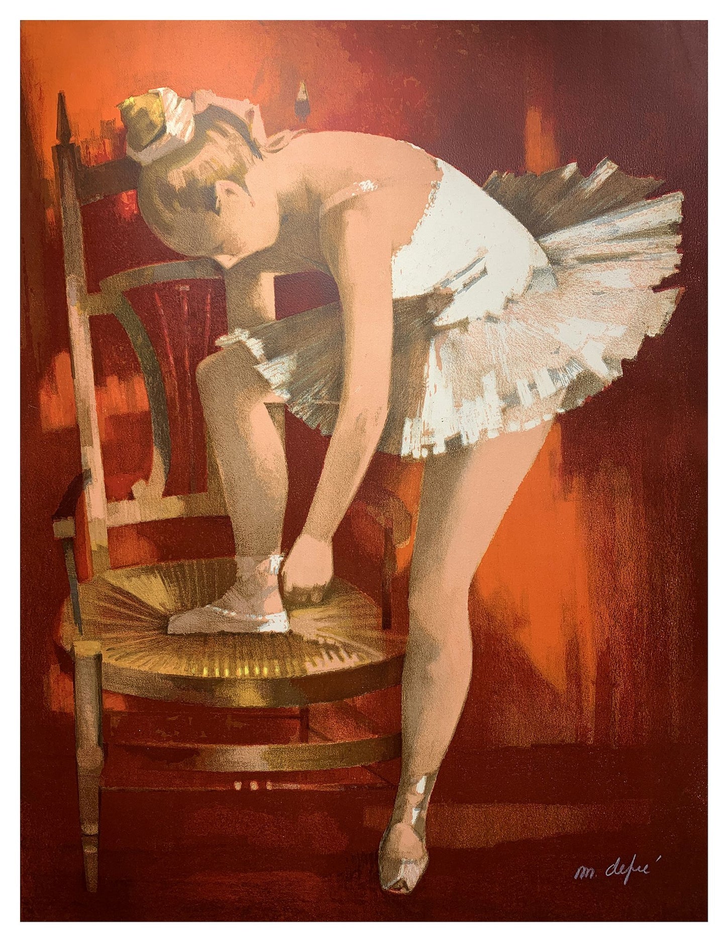 Marcel DEPRE - La petite danseuse, lithographie