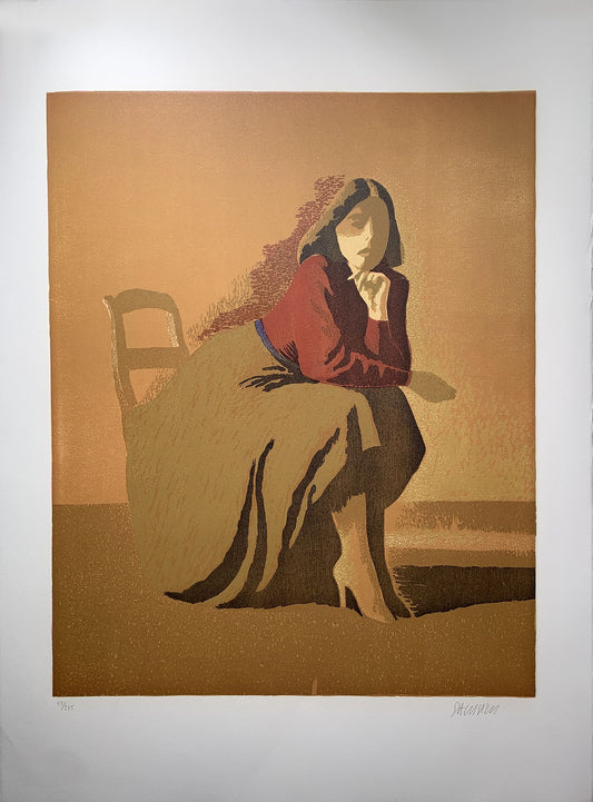 Gilles SACKSICK - La belle espagnole, lithographie