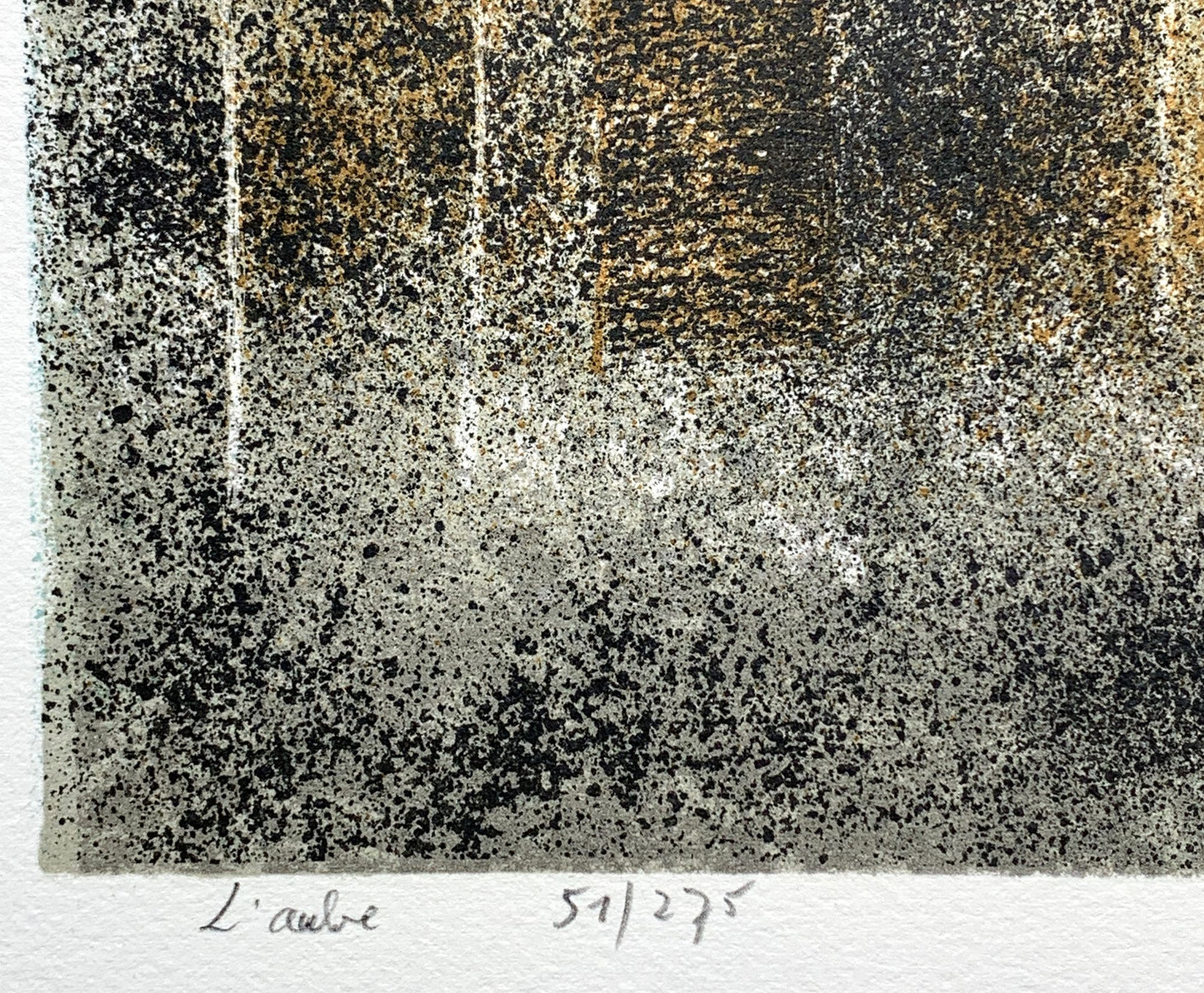 André GOEZU - L'aube, lithographie signée et numérotée