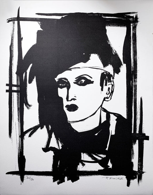 Robert Louis NICOIDSKI - La punk, lithographie